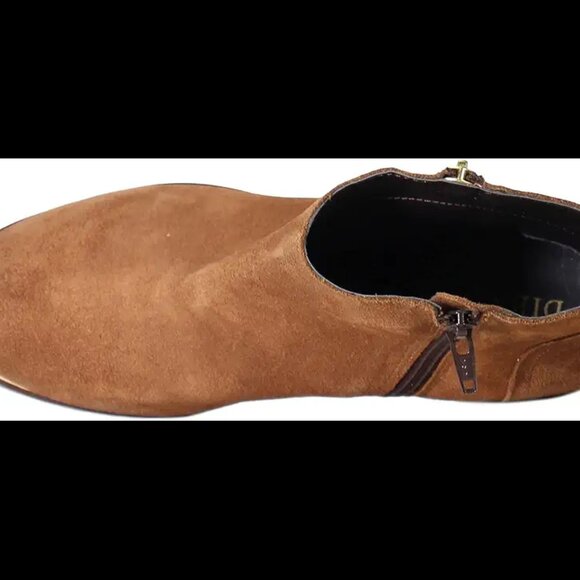 NEW  DIBA TRUE Suede Swing Low Western Booties cognac for women 462tn - Picture 9 of 12